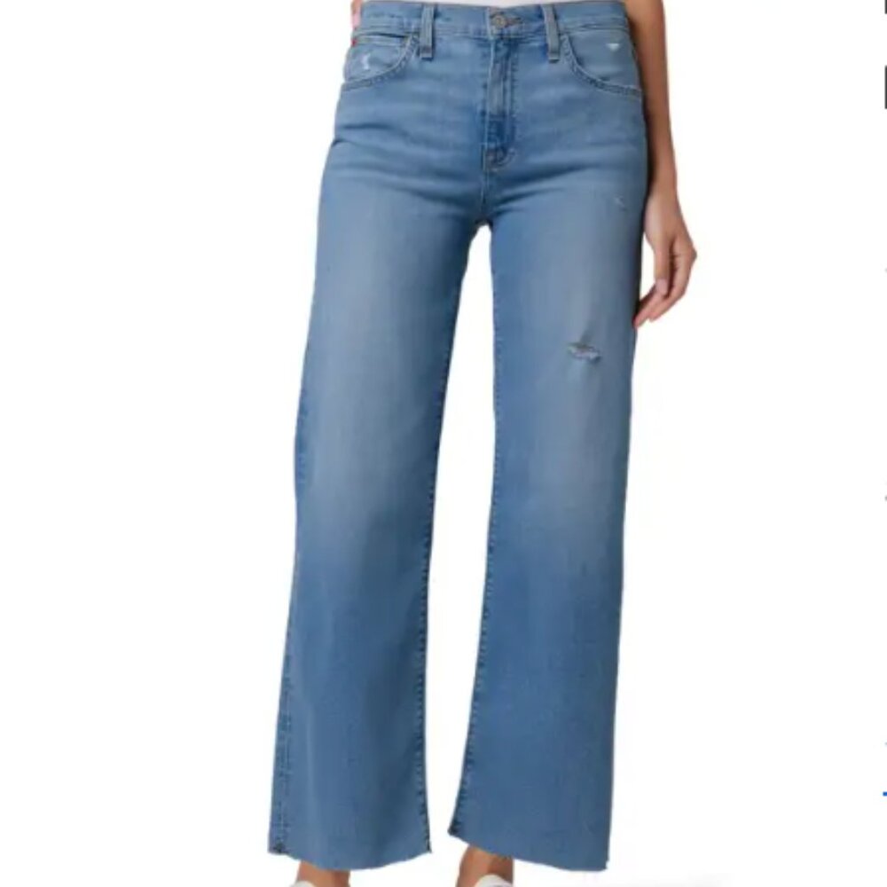 Hudson Jeans Rosalie High Rise Wide Leg Jeans